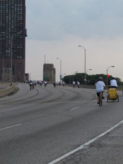 Biking on Lake Shore Drive