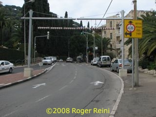 Up Hatzionut Avenue from the PRC