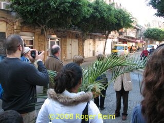 Our pilgrim group at the Land Gate