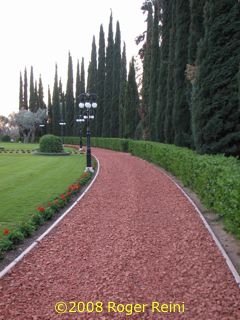 One of the outer paths at Bahji