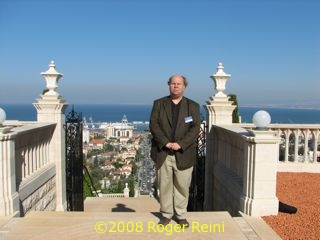 Roger on the lower terraces